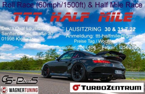 TTT Half Mile & Roll Race 1500ft - DragRacing